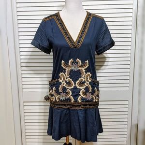 French Connection Embellished Tunic Dress
